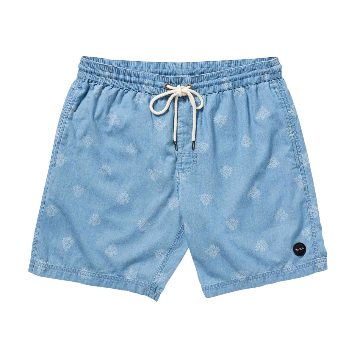 RVCA Escape Elastic Chambray 17 Shorts - Washed Chambray image 1