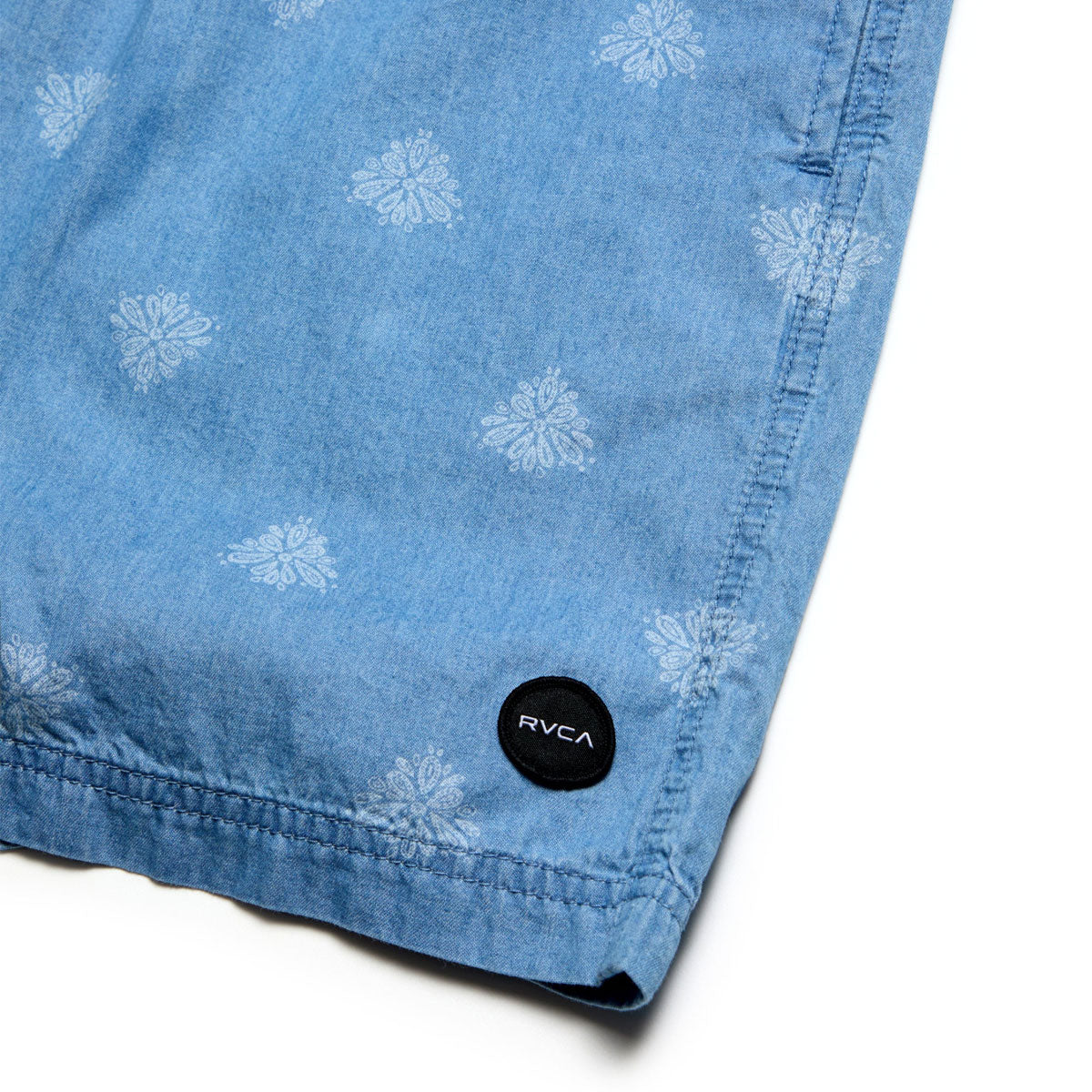 RVCA Escape Elastic Chambray 17 Shorts - Washed Chambray image 3