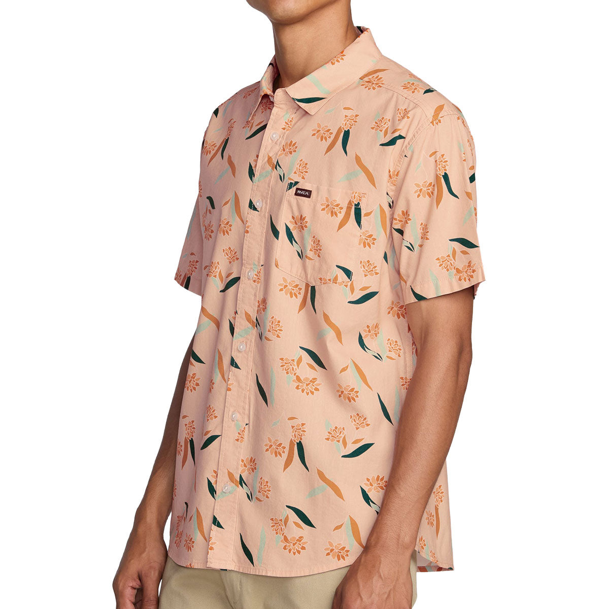 RVCA Botanical Shirt - Dusty Pink image 4