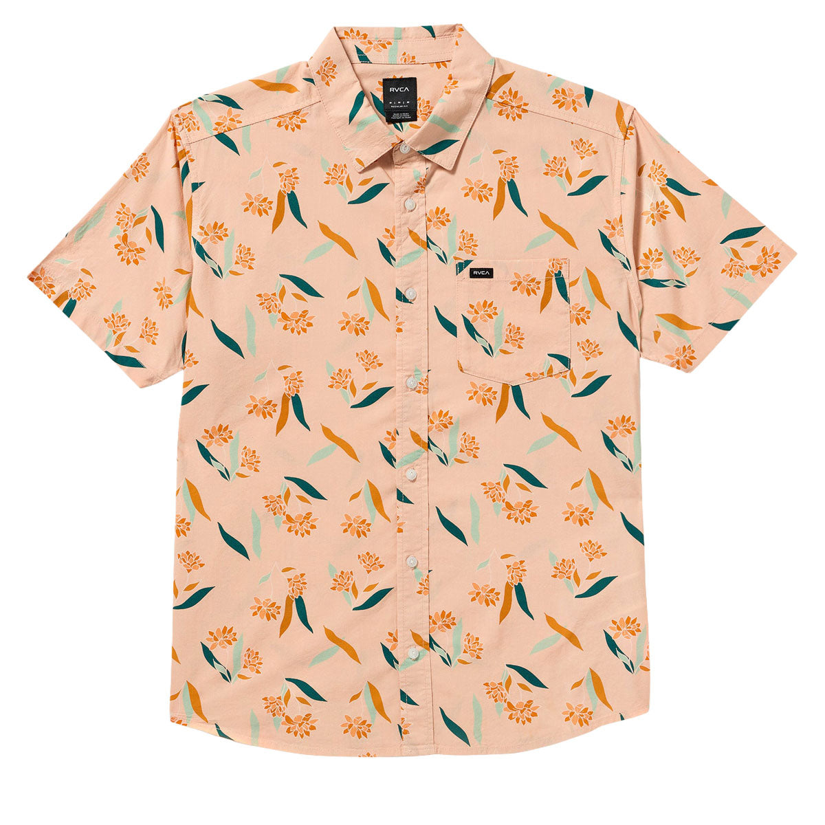 RVCA Botanical Shirt - Dusty Pink image 5