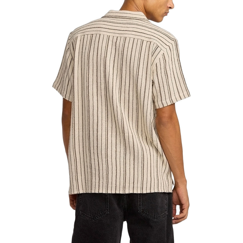 RVCA Vacancy Stripe Shirt - Ceramic