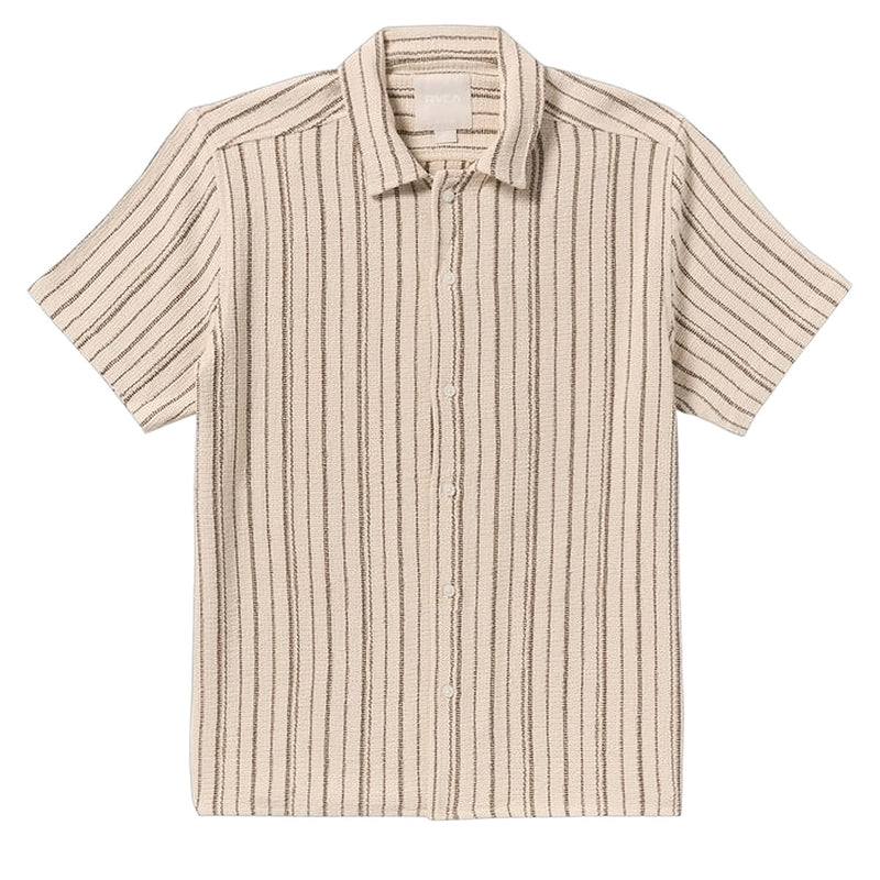 RVCA Vacancy Stripe Shirt - Ceramic
