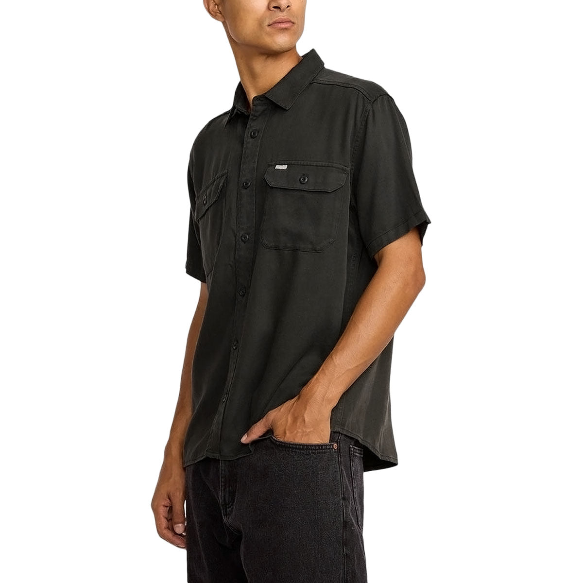 RVCA Vacancy Utility Shirt - Pirate Black image 3