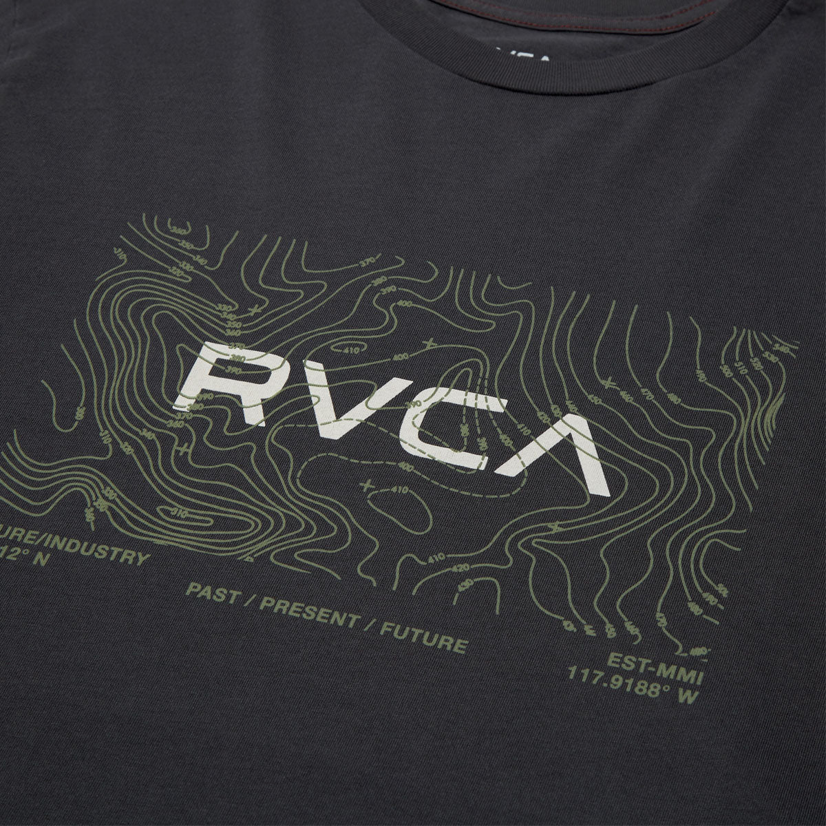 RVCA Topo XL T-Shirt - Pirate Black image 2