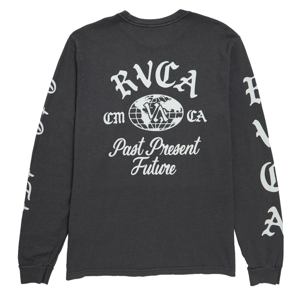 RVCA VA Worldwide Long Sleeve T-Shirt - Black image 2