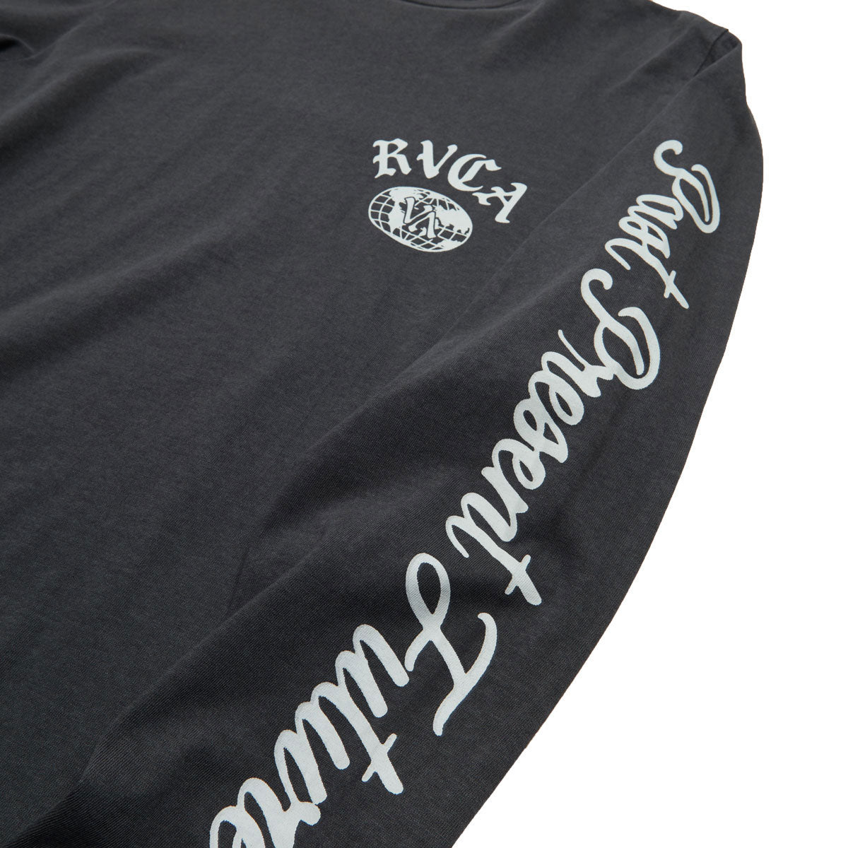 RVCA VA Worldwide Long Sleeve T-Shirt - Black image 4