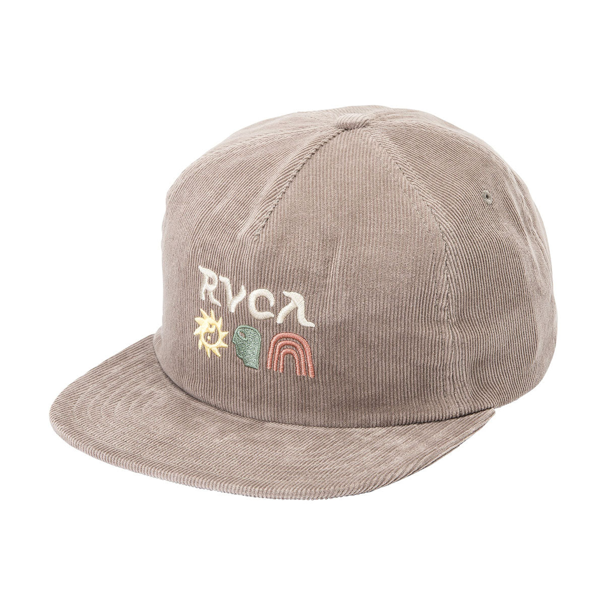 RVCA Deep Thoughts Cord Snapback Hat - Mushroom image 1