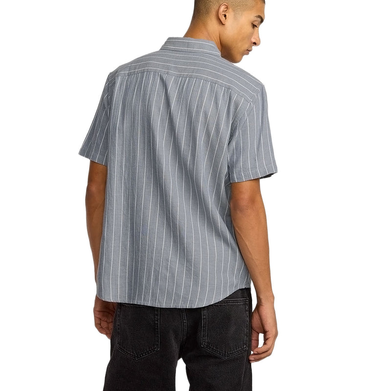 RVCA Dayshift Stripe II Shirt - New Chambray
