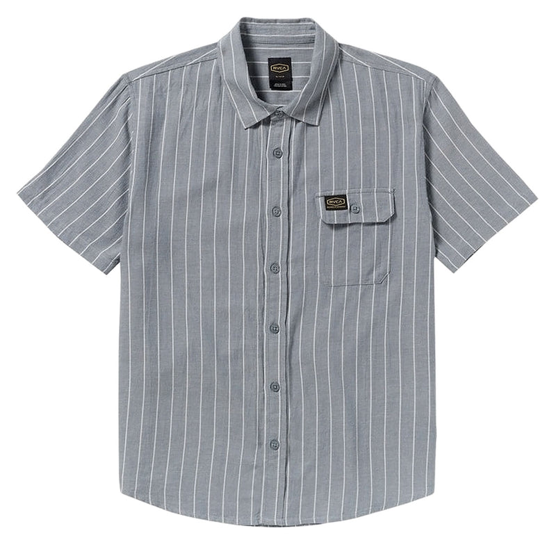 RVCA Dayshift Stripe II Shirt - New Chambray
