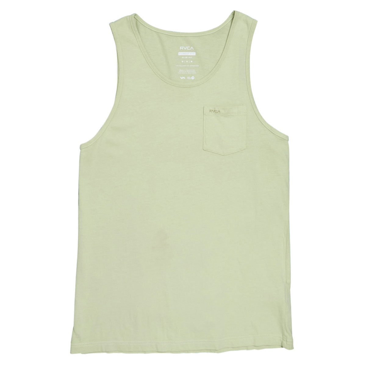 RVCA Ptc Pigment Tank Top - Light Olive image 1