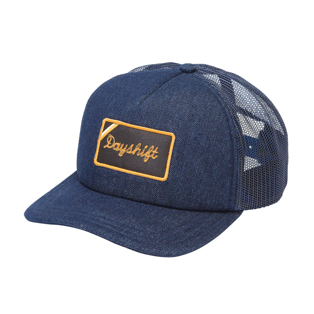 RVCA Dayshift Patch Foamy Trucker Hat - Indigo image 1