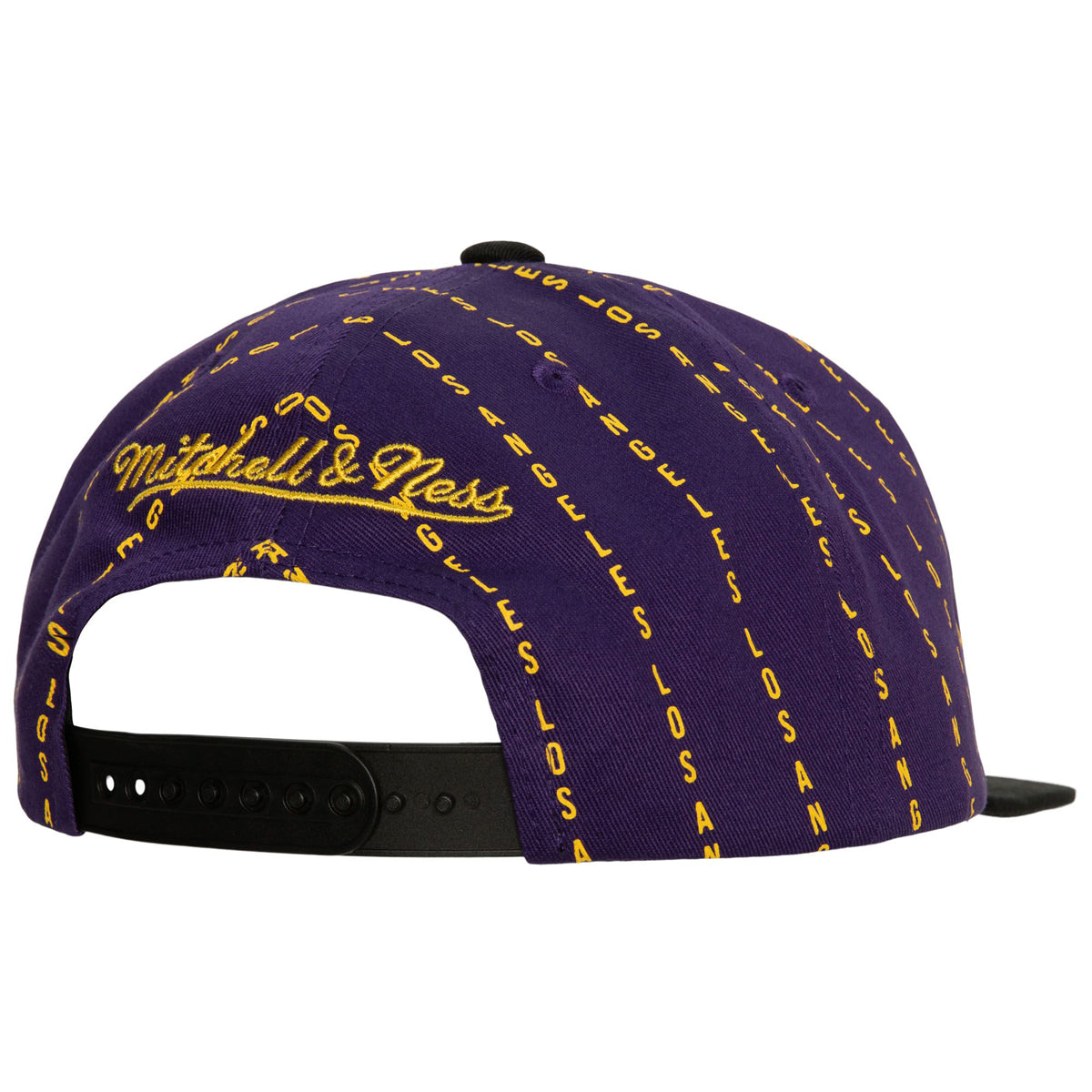 Mitchell & Ness x NBA City Pinstripe Deadstock Lakers Hat - Purple image 2