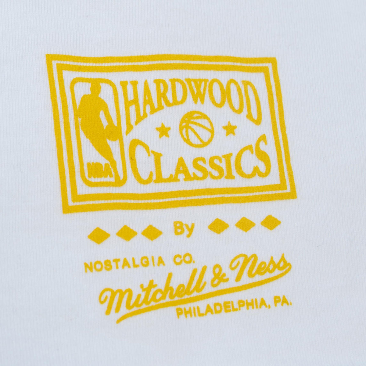 Mitchell & Ness x NBA Champs Fest Warriors T-Shirt - White image 3