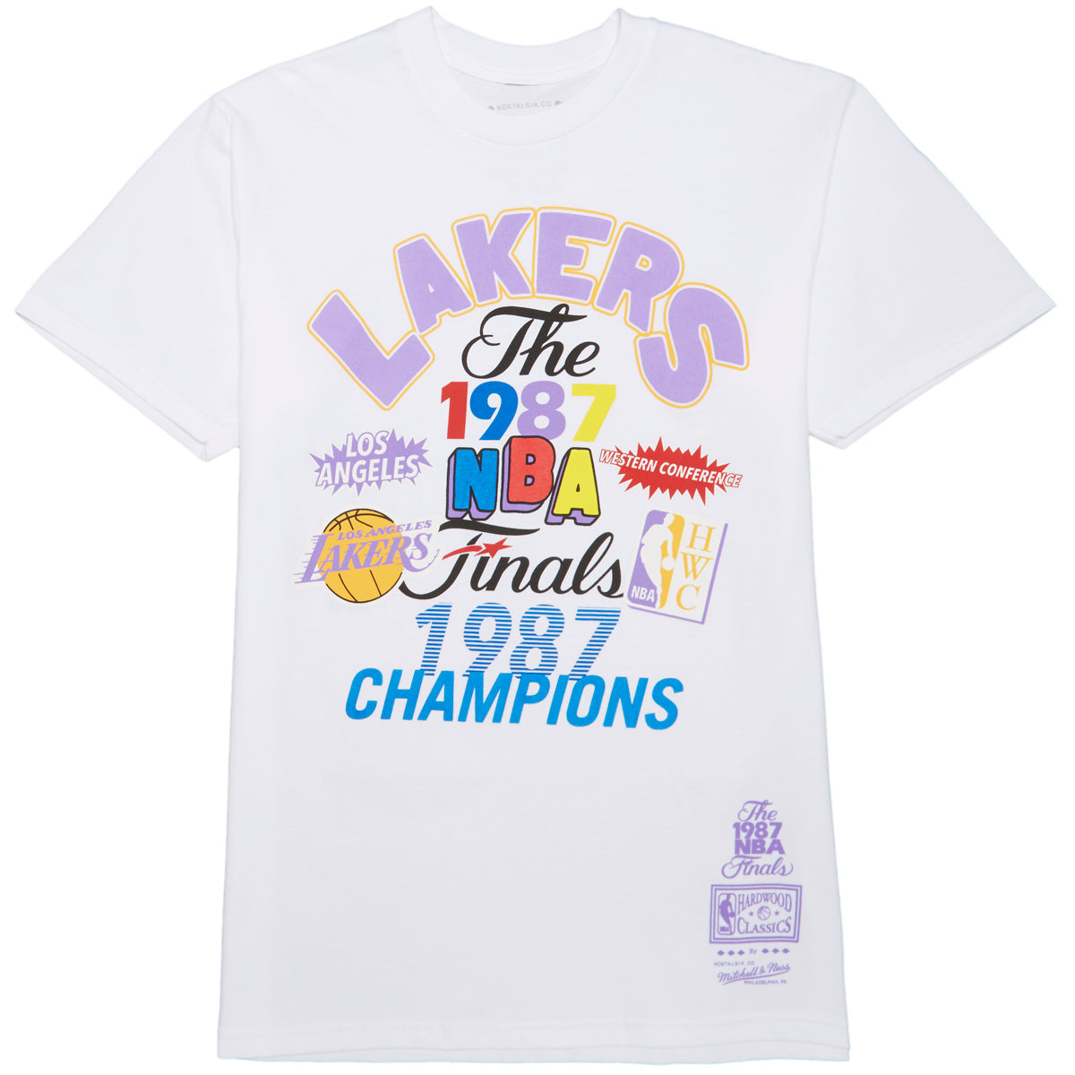 Mitchell & Ness x NBA Champs Fest Lakers T-Shirt - White image 1
