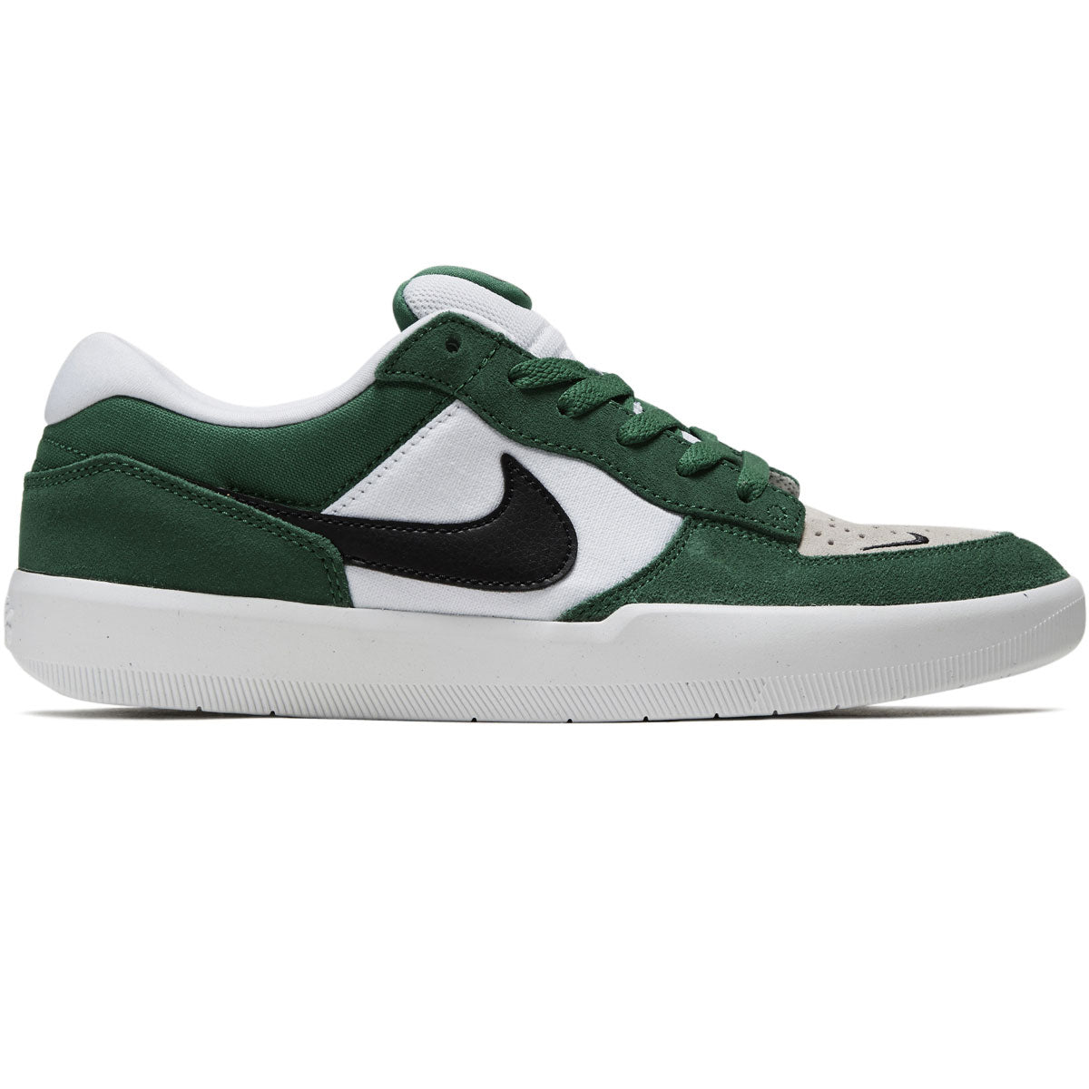 Nike SB Force 58 Shoes - Pine Green/Black/White/White image 1