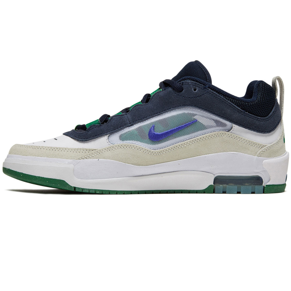 Nike SB Air Max Ishod Shoes - White/Persian Violet/Obsidian/Pine Green, –  CCS