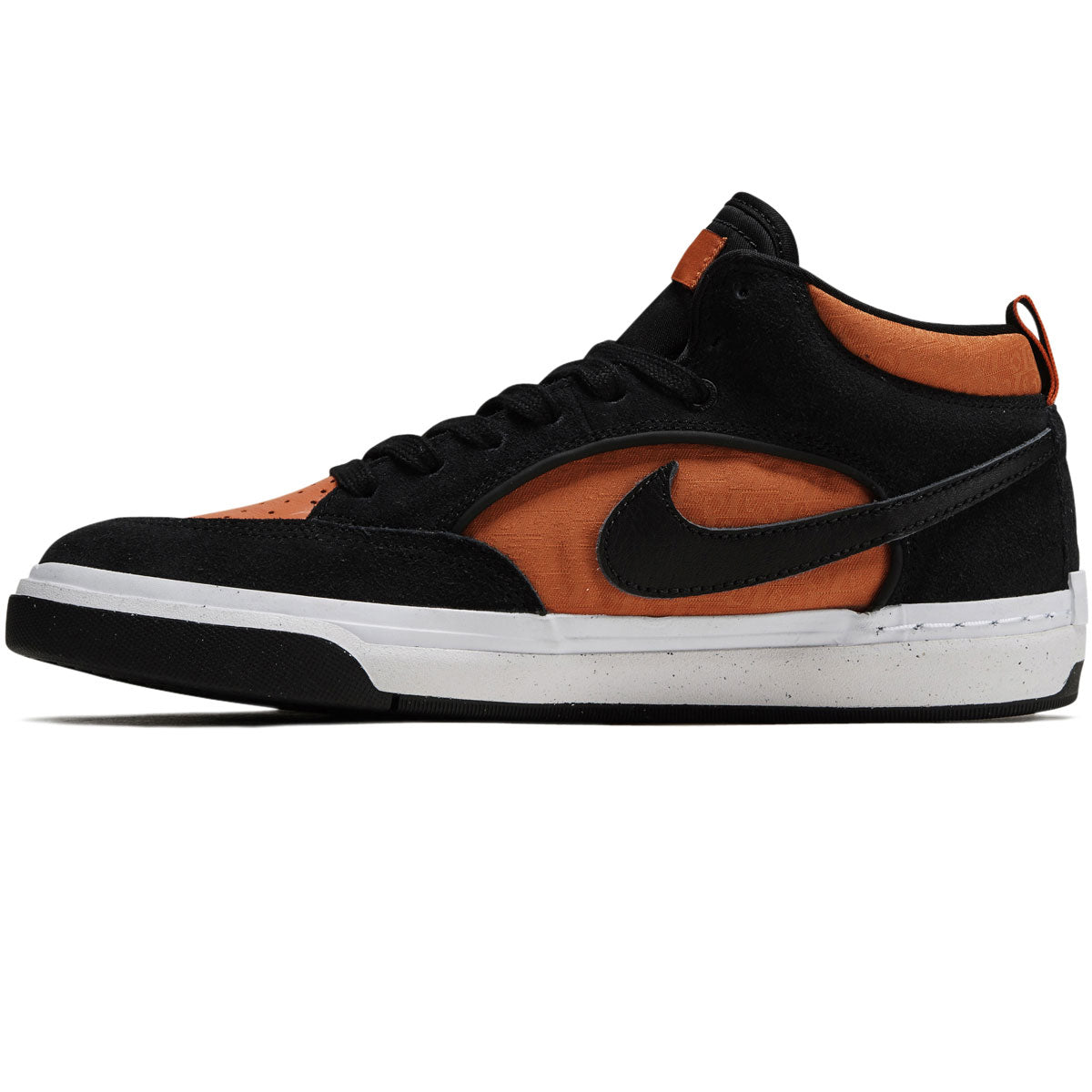 Nike SB React Leo Shoes - Black/Black/Orange/Electro Orange image 2