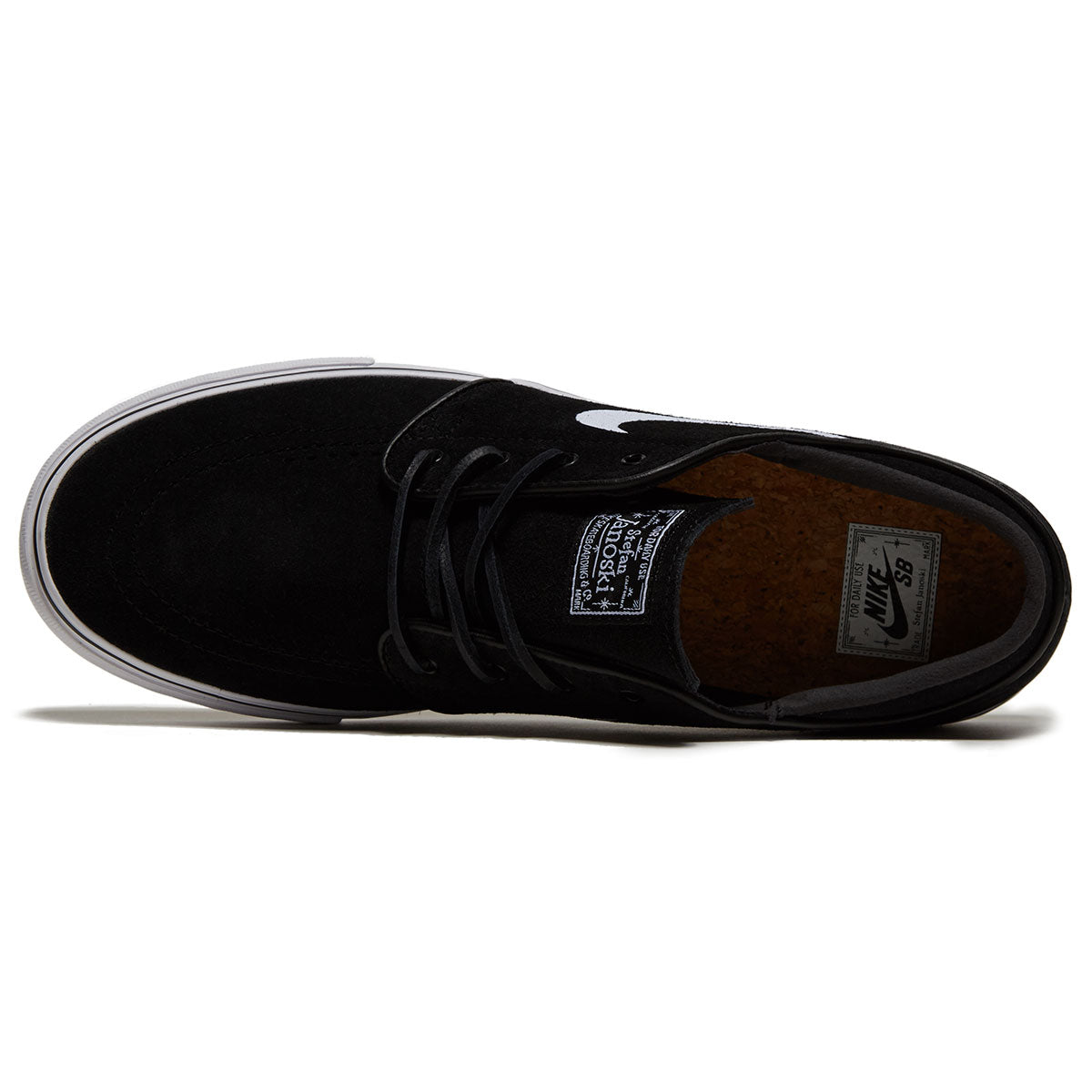 Nike SB Zoom Janoski OG Plus Shoes - Black/White/Black/White image 3