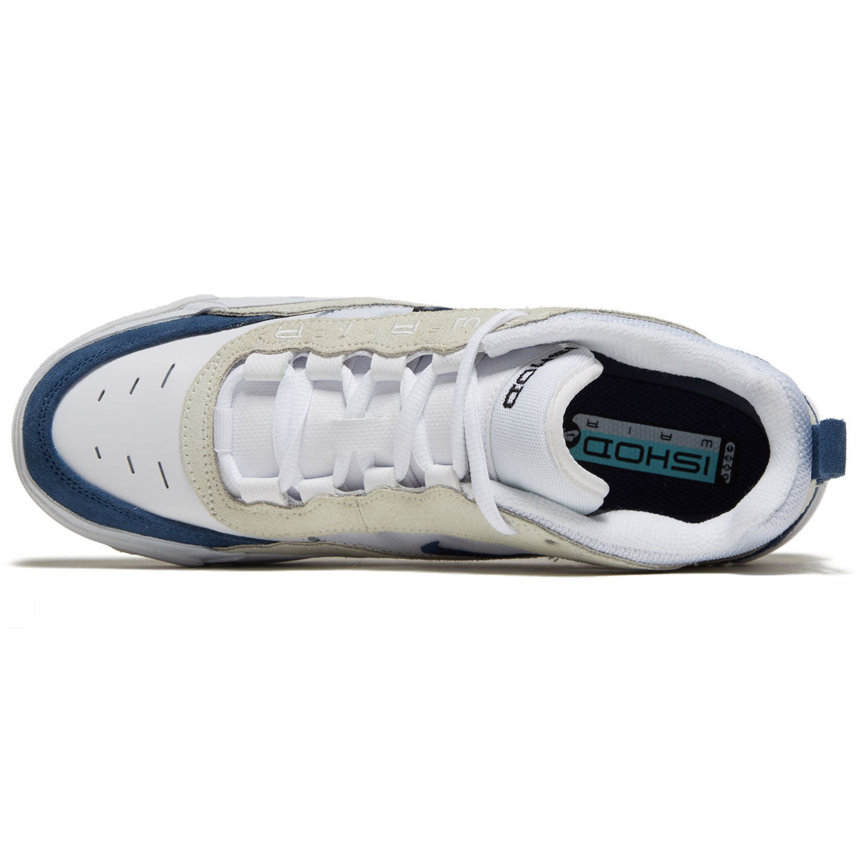 Nike SB Air Max Ishod Shoes - White/Navy/Summit White/Black image 3