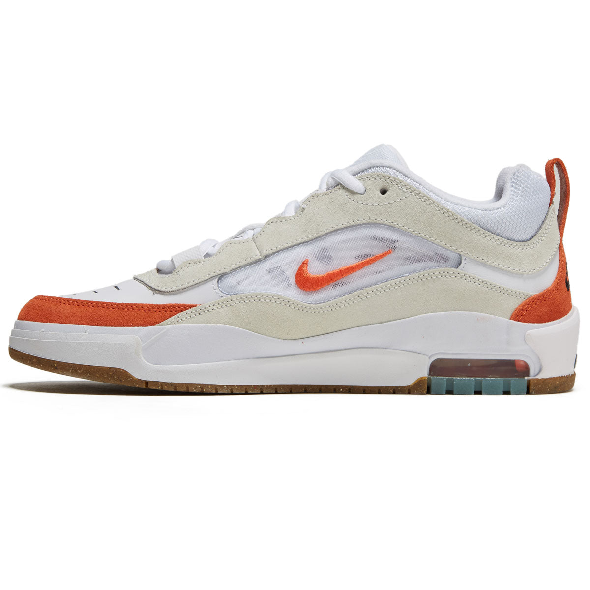 Nike SB Air Max Ishod Shoes White Orange Summit White Black CCS