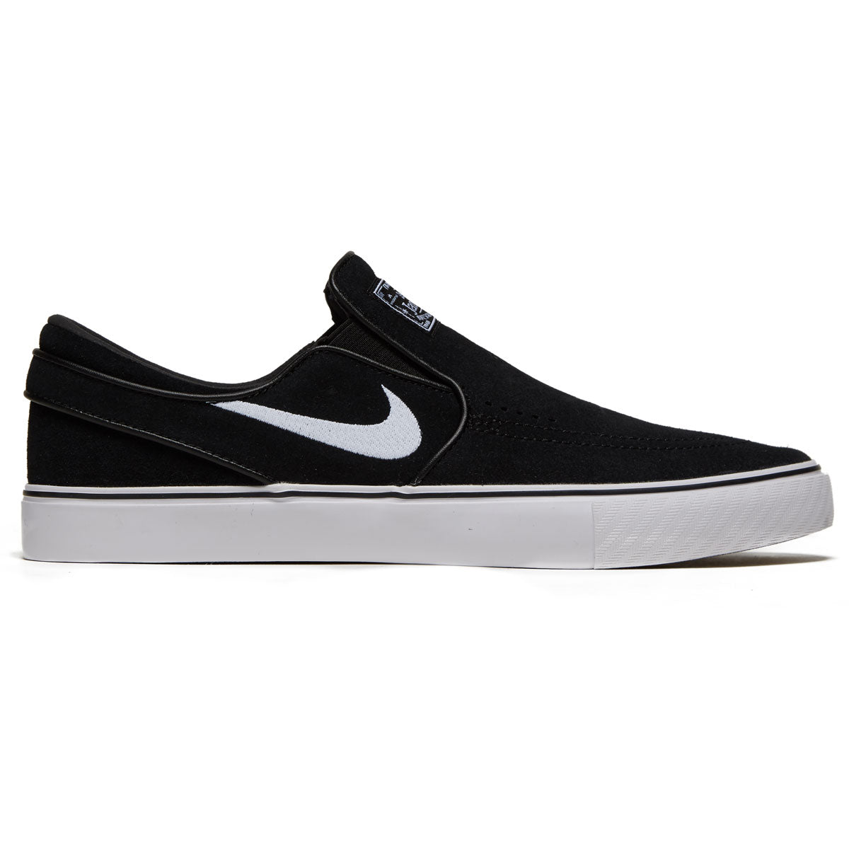 Nike SB Janoski+ Slip Shoes - Black/White/Black/Black image 1