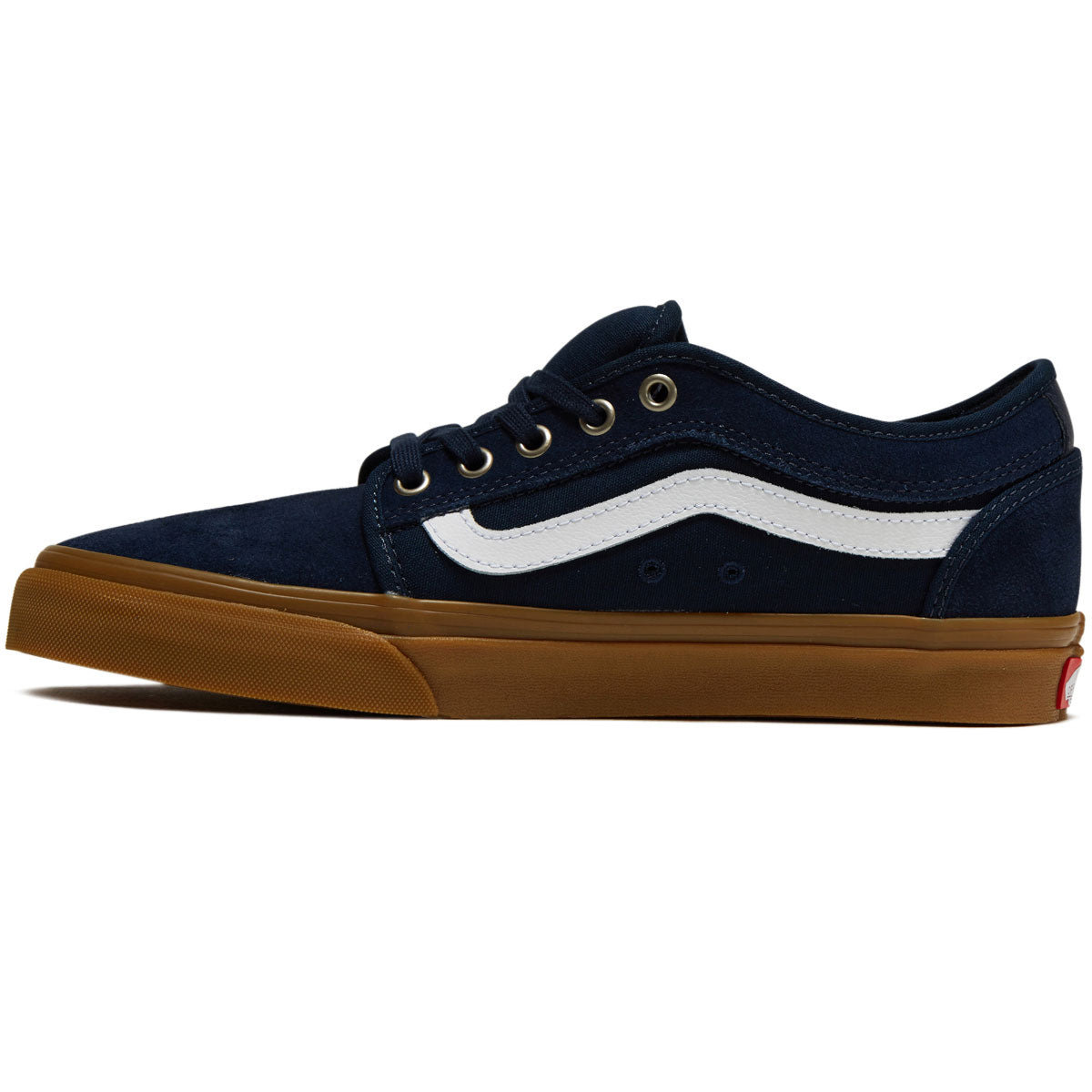 Vans Skate Chukka Low Sidestripe Shoes - Navy/Gum image 2