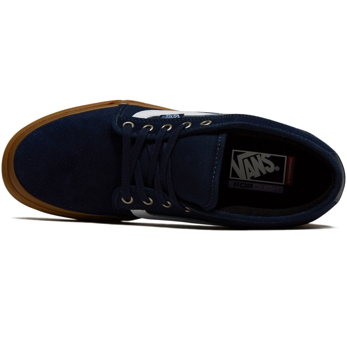 Vans Skate Chukka Low Sidestripe Shoes - Navy/Gum image 3