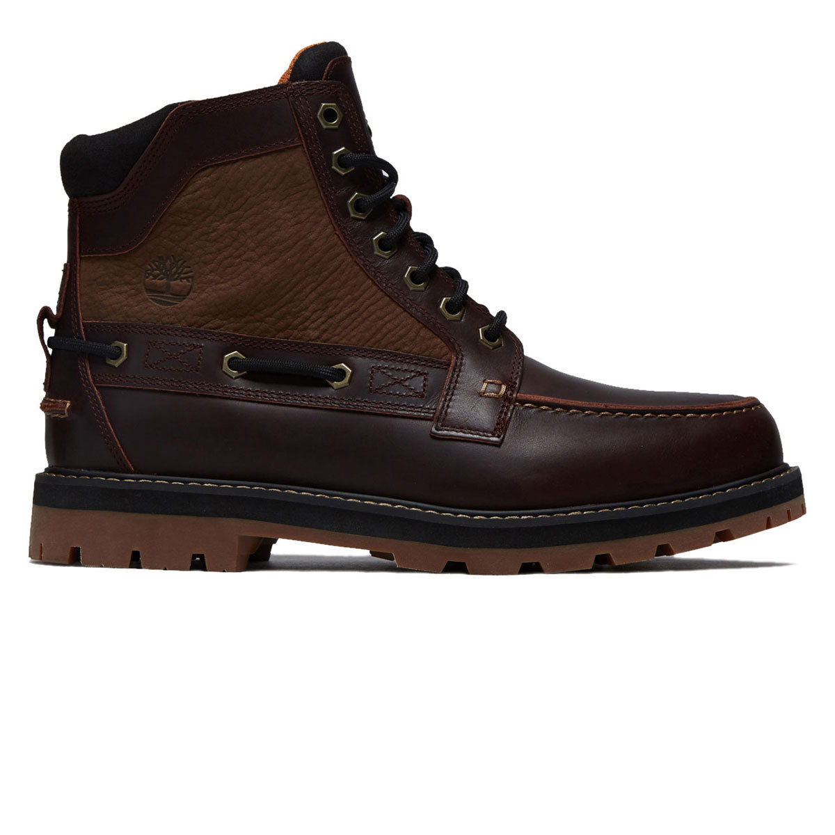 Timberland Britton Road Mid Lace Up Boots - Burgundy Full Grain image 1