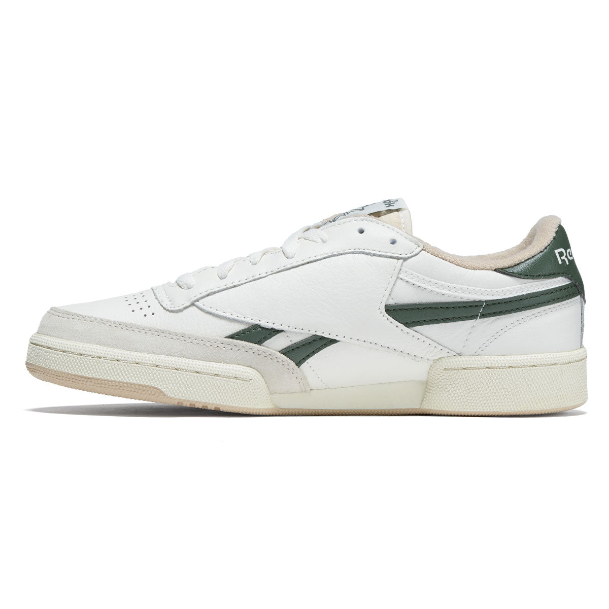 Reebok Club C Revenge Vintage Shoes - Chalk/Break Away Green/Tan image 2