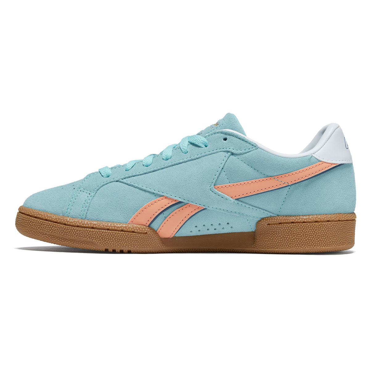 Reebok Club C Grounds UK Shoes - Ai Aqua/Sunkissed Orange/Gum image 2