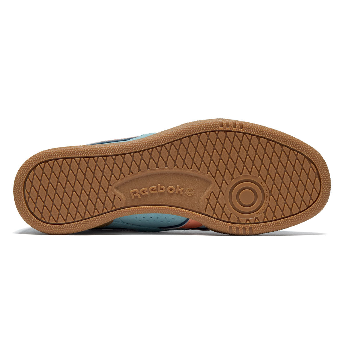 Reebok Club C Grounds UK Shoes - Ai Aqua/Sunkissed Orange/Gum image 4