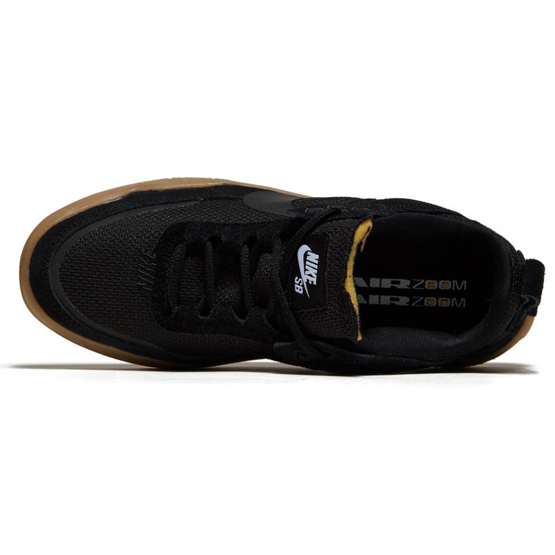 Nike SB Youth Day One Shoes - Black/Black/Gum Light Brown/White