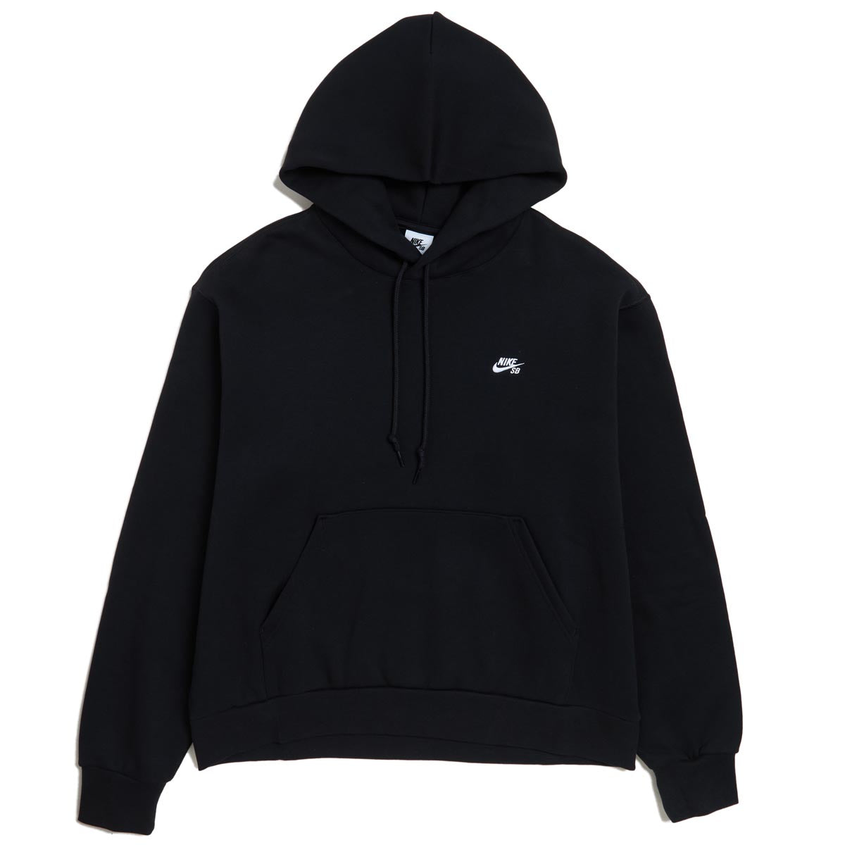Nike SB Essentials Logo Pullover Hoodie - Black/White image 1