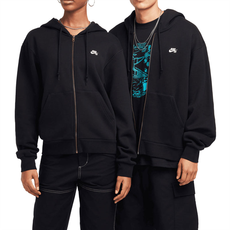 Nike SB New Logo Zip Hoodie - Black/White