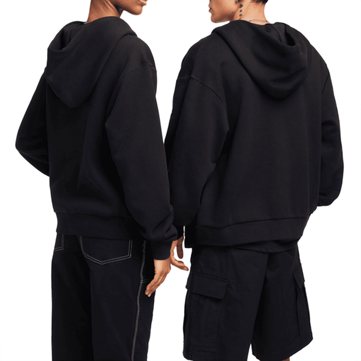 Nike SB New Logo Zip Hoodie - Black/White image 3