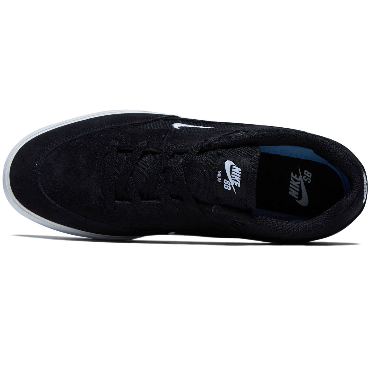 Nike SB Malor Shoes - Black/White/Black/White image 3
