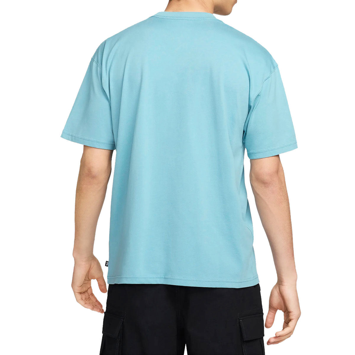 Nike SB Logo T-Shirt - Denim Turquoise image 3