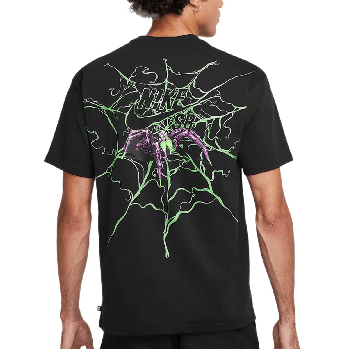 Nike SB Spider T-Shirt - Black image 2