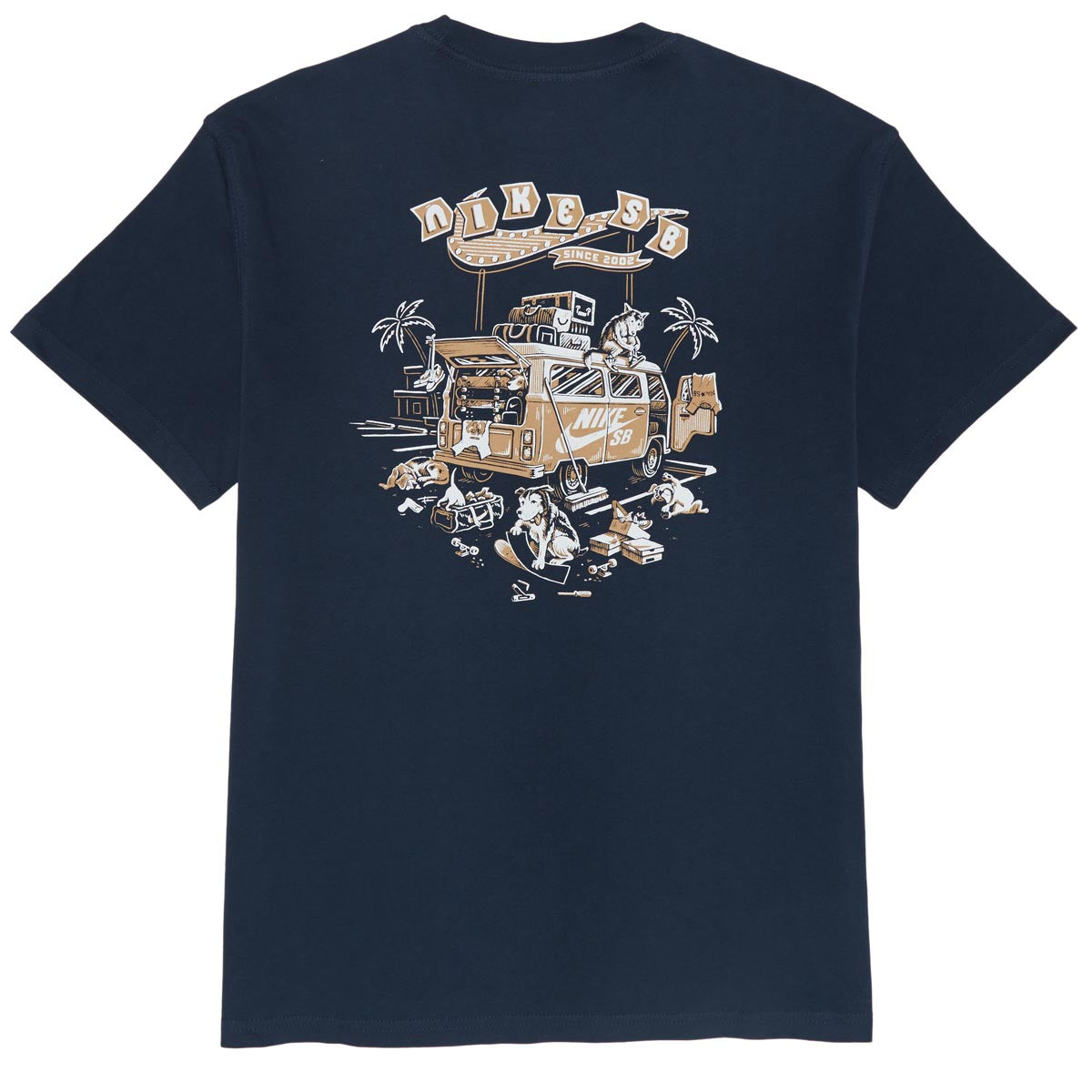 Nike SB Skate Crew T-Shirt - Armory Navy image 1