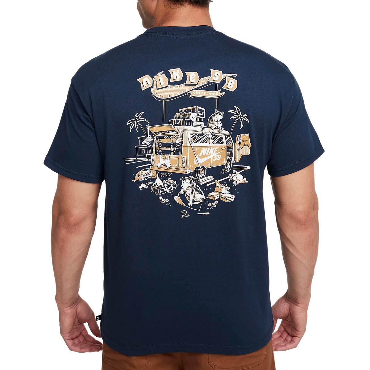 Nike SB Skate Crew T-Shirt - Armory Navy image 2