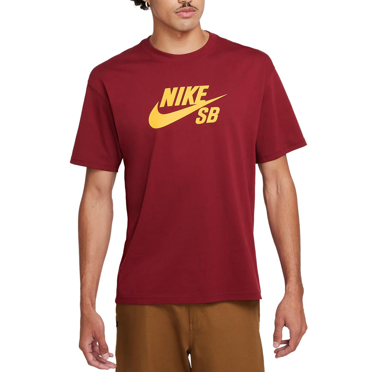 Nike SB Logo T-Shirt - Team Red image 2