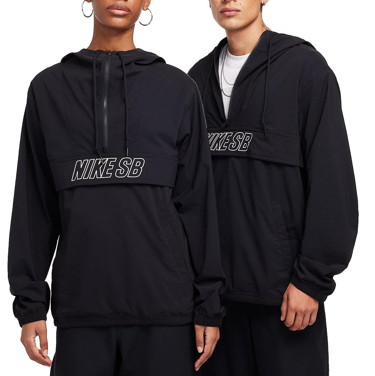 Nike SB Anorak Skate Jacket - Black/White image 2