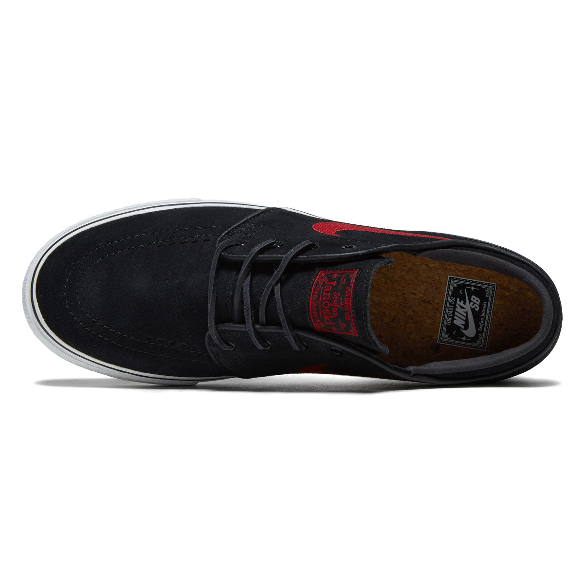 Nike SB Zoom Janoski OG Plus Shoes - Black/University Red/Black/Summit White image 3