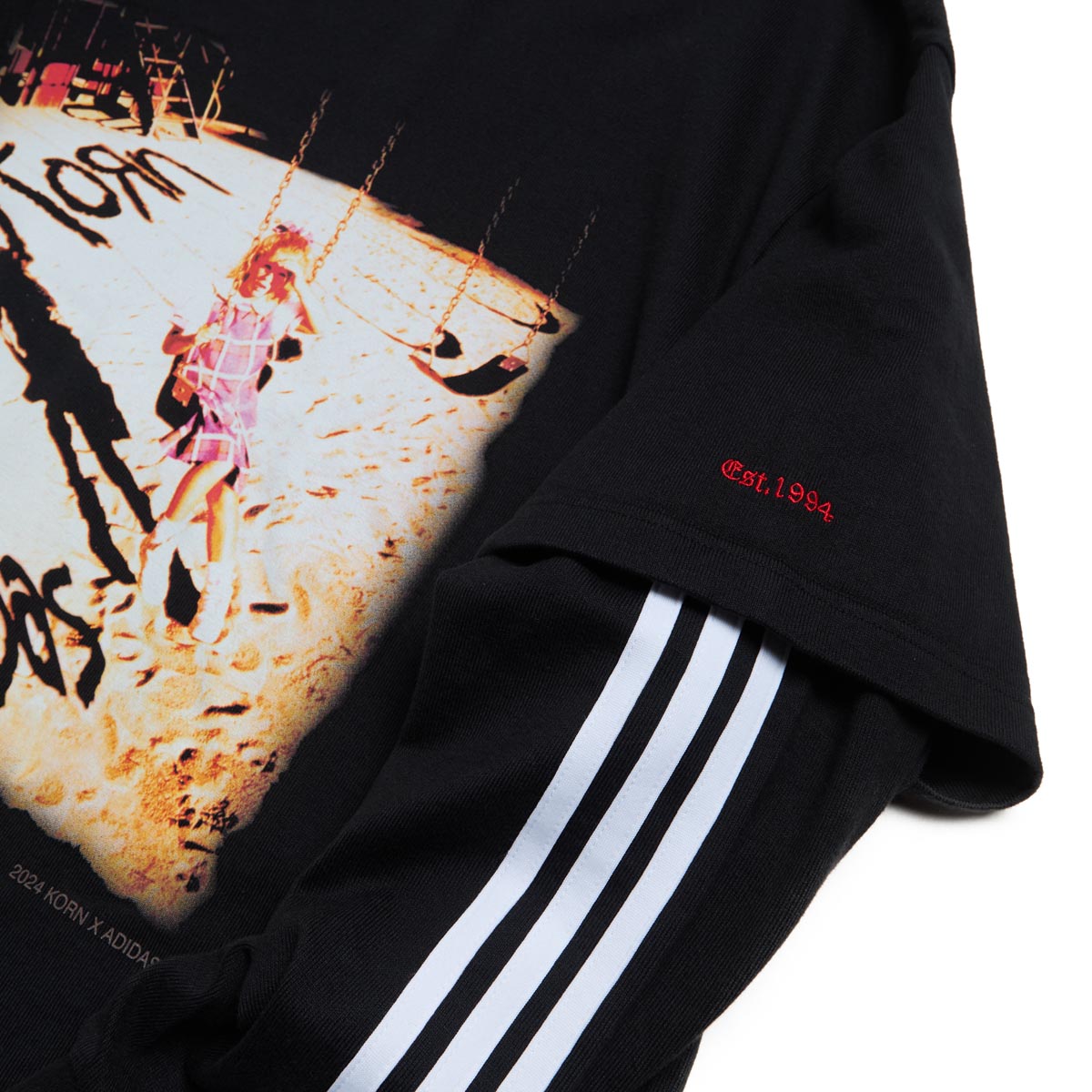 トップス adidas x Korn Long Sleeve T-shirt\"Black\" adidas x KoRn Long Sleeve Shirt Black Men's - SS24 - US