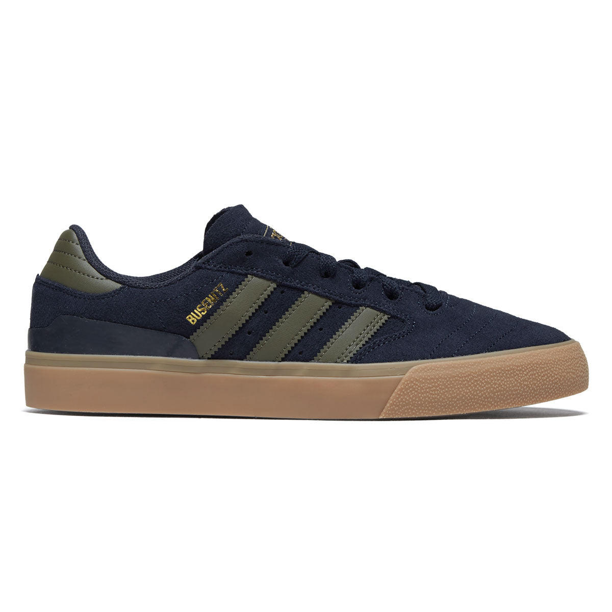 Adidas Busenitz Vulc II Shoes - Legend Ink/Olive Strata/Gold Metallic image 1