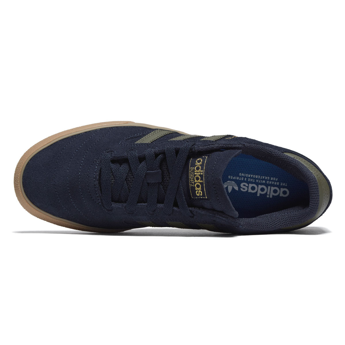 Adidas Busenitz Vulc II Shoes - Legend Ink/Olive Strata/Gold Metallic image 3
