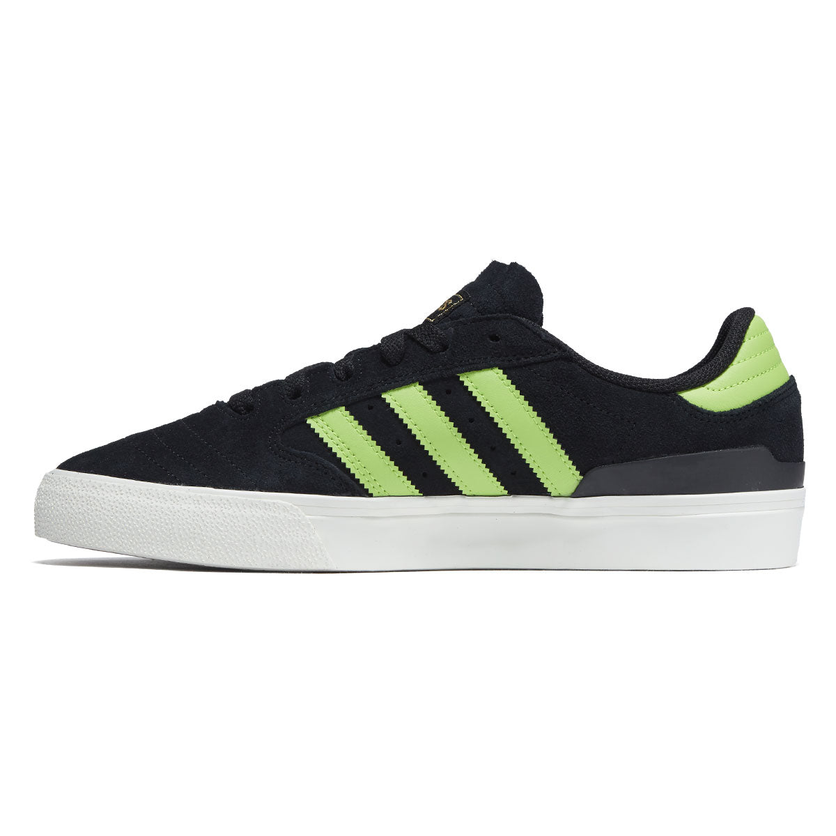 Adidas Busenitz Vulc II Shoes - Core Black/Semi Solar Slime/Gold Metallic image 2