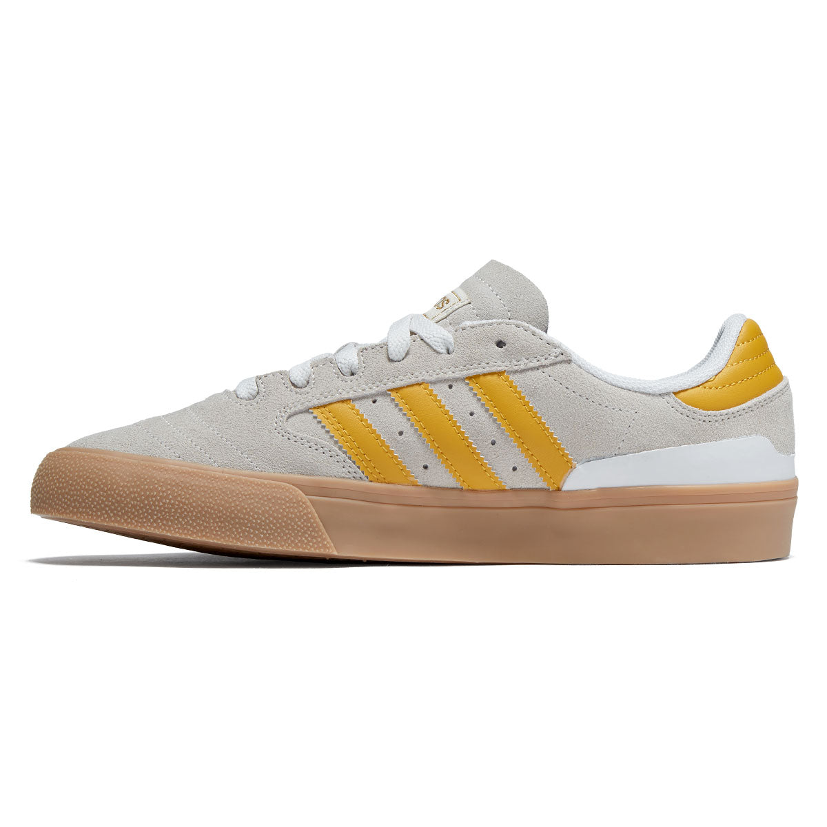 Adidas Busenitz Vulc II Shoes - Crystal White/Preloved Yellow/Gold Metallic image 2