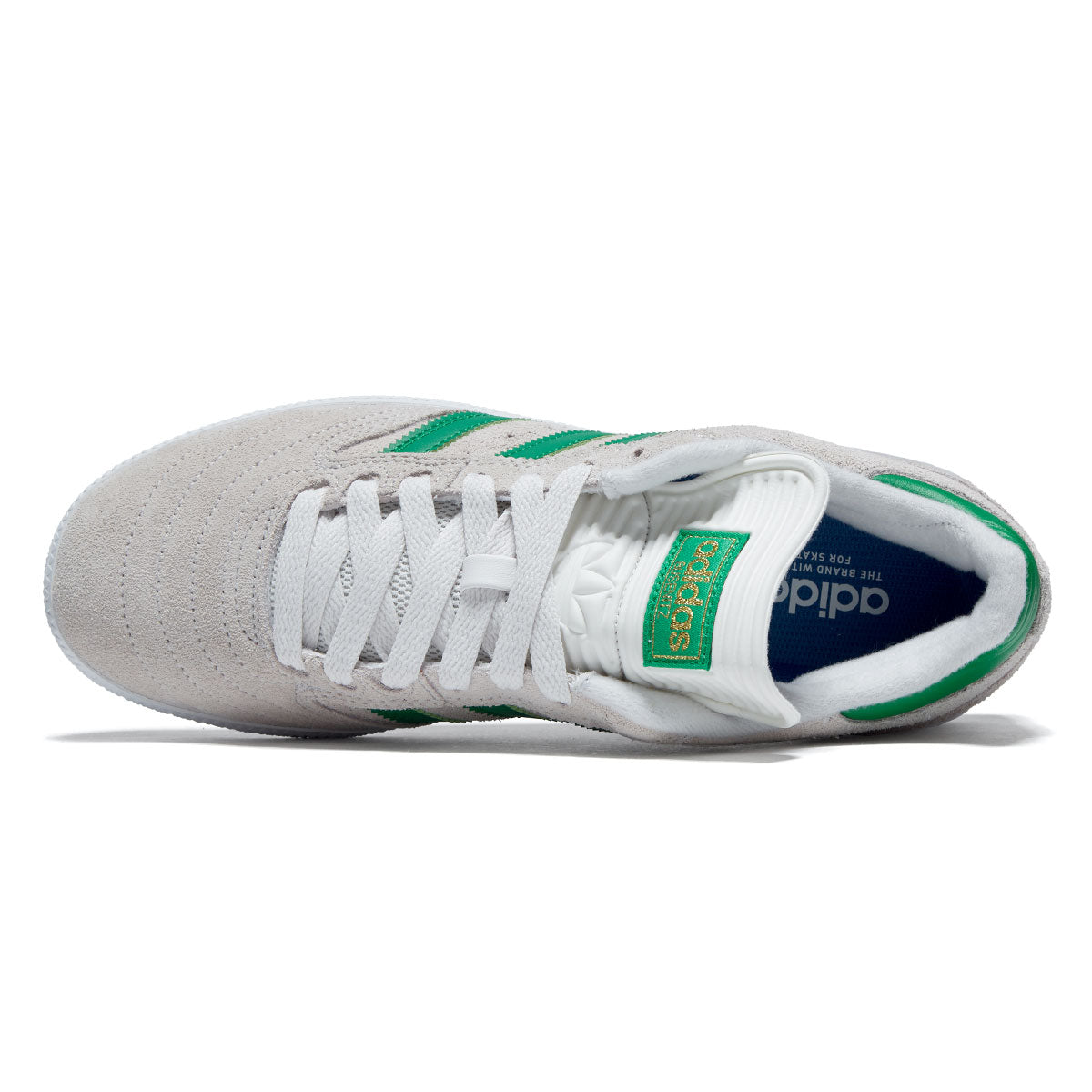 Adidas Busenitz Shoes - Crystal White/Crystal White/Gold Metallic image 3