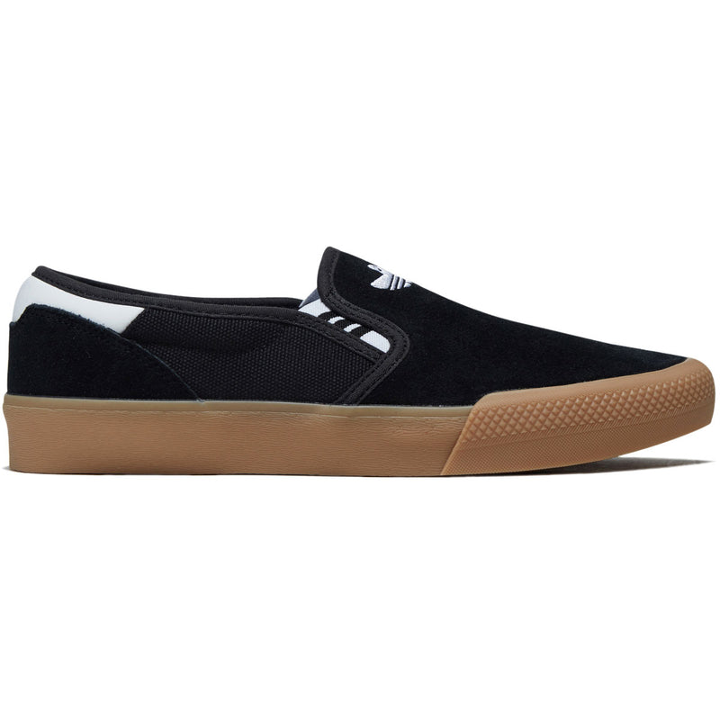 Adidas Shmoofoil Slip Shoes - Core Black/Ftwr White/Gum Four